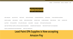 Desktop Screenshot of leadpaintepasupplies.com